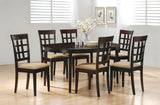 Gabriel Square Counter Height Dining Set Cappuccino