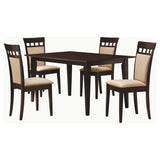 Gabriel Rectangular 59-inch Dining Set Cappuccino