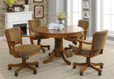 Mitchell 3-in-1 Dining and Game Table Set Amber