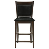 Jaden Upholstered Counter Chair Espresso (Set of 2)