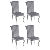 Betty Velvet Upholstered Dining Side Chair (Set of 4)