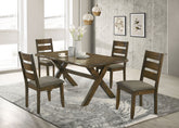 Alston Rectangular Dining Table Set Knotty Nutmeg