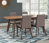 Redbridge Rectangular Dining Set Natural Walnut
