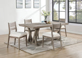 Cornelia Rectangular Dining Table Set Coastal Grey