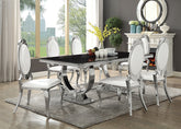 Antoine Rectangular Glass Top Dining Set