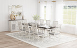 Aventine Extension Leaf Dining Set Vintage White