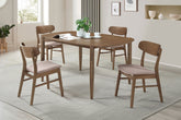 Dortch Oval Solid Wood Dining Set Walnut