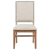 Middleton Upholstered Dining Side Chair Beige (Set of 2)