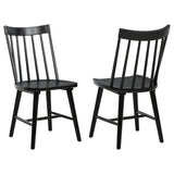 Middleton Solid Wood Dining Side Chair Black (Set of 2)