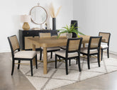 Arini Extension Leaf Dining Table Set Black