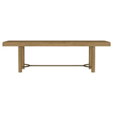 Arini 104-inch Extension Leaf Dining Table Sand Wash