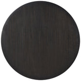 Leandro 60-inch Round Dining Table Burnished Black