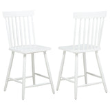 Andrews Windsor Counter Height Dining Side Chair (Set of 2)