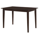 Gomez Rectangular Dining Table Set Cappuccino