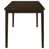 Guillen Rectangular Dining Table Set Cappuccino