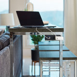 Cassidy Counter Height Dining Table Set Dark Oak