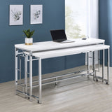 Jackson Multipurpose Counter Height Table Set White