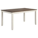 Fortress Rectangular Dining Set Vintage Vanilla