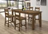Coleman Counter Height Dining Set Golden Brown