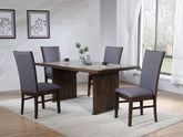 Sherwood Rectangular Dining Table Set Brown