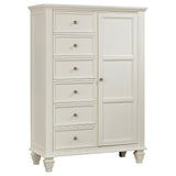 Sandy Beach 5-drawer Bedroom Chest Black