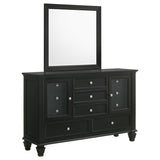 Sandy Beach 11-drawer Dresser Black