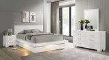 Jessica California King Bedroom Set Cappuccino