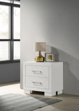 Jessica 2-drawer Nightstand Cappuccino