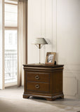 Garland 3-drawer Nightstand Bedside Table Brown Cherry