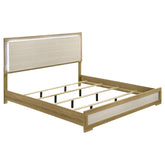 Hyland Panel Bed LED Headboard Natural