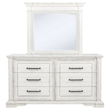 McKinney 6-drawer Bedroom Dresser with Mirror Vintage White
