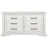 McKinney 6-drawer Bedroom Dresser Cabinet Vintage White