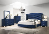 Melody California King Bedroom Set Grey