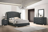 Melody California King Bedroom Set Grey
