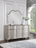 Evangeline 9-drawer Dresser Silver Oak