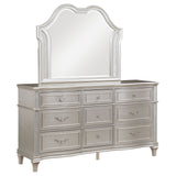 Evangeline 9-drawer Dresser Silver Oak