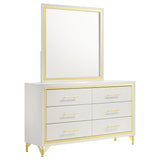Lucia 6-drawer Dresser Cabinet White