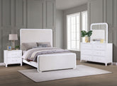 Anastasia Bedroom Set Pearl White
