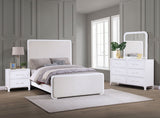 Anastasia Bedroom Set Pearl White