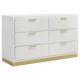 Caraway 6-drawer Dresser Black