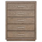Kenora 5-drawer Bedroom Chest Barley Brown
