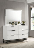 Sonora 6-drawer Bedroom Dresser White