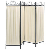 Dove 4-Panel Room Divider Folding Shoji Screen Beige