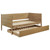 Calinda Wood Daybed With Trundle Natural