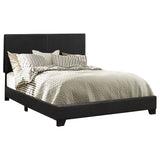 Dorian Fabric Upholstered  Panel Bed Cream
