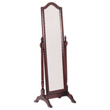 Cabot Wood Adjustable Length Cheval Mirror Black
