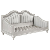Evangeline Upholstered Daybed Silver Oak