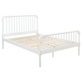 Jones Wood Open Frame Bed White