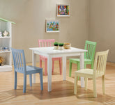 Rory Kids Table and Chairs Set Multi Color