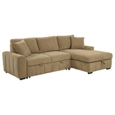 Pastrana Upholstered Sleeper Sectional Sofa RAF Chaise